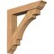 Ekena Millwork Merced Traditional Smooth Bracket w/ Offset Brace, Western Red Cedar, 7 1/2"W x 40"D x 40"H BKT0806X40X40MRC01SWR - alternate 1
